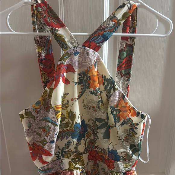 Lulu’s| ‘Lilja Cream’ Floral Halter Maxi Dress (2) - Picture 5 of 7